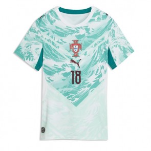 Portugal Pedro Neto #18 Udebanetrøje Dame VM 2026 Kortærmet